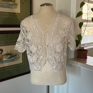 Embroidered top